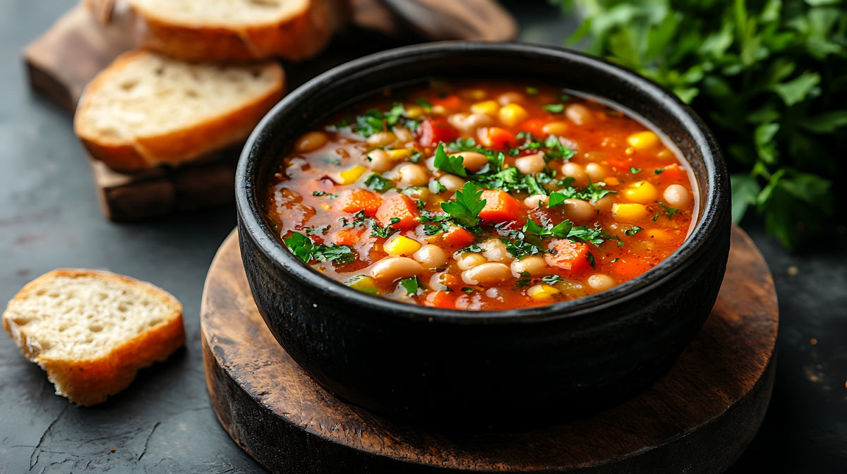 So kochen Sie Minestrone mit Kochgeschirr von ONYX Cookware
