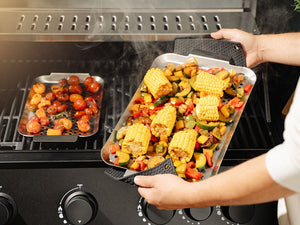 BBQ-SCHALEN AUS EDELSTAHL - 3 STK - 3