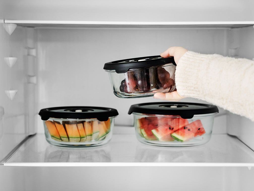 RUNDE VAKUUMGLASBEHÄLTER – 635ML - 12
