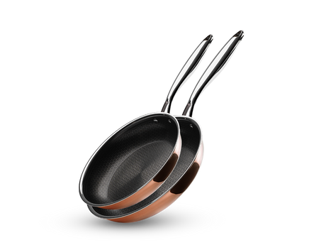 KUPFER HYBRID ANTIHAFT BRATPFANNENSET - 2 TEILE - 1